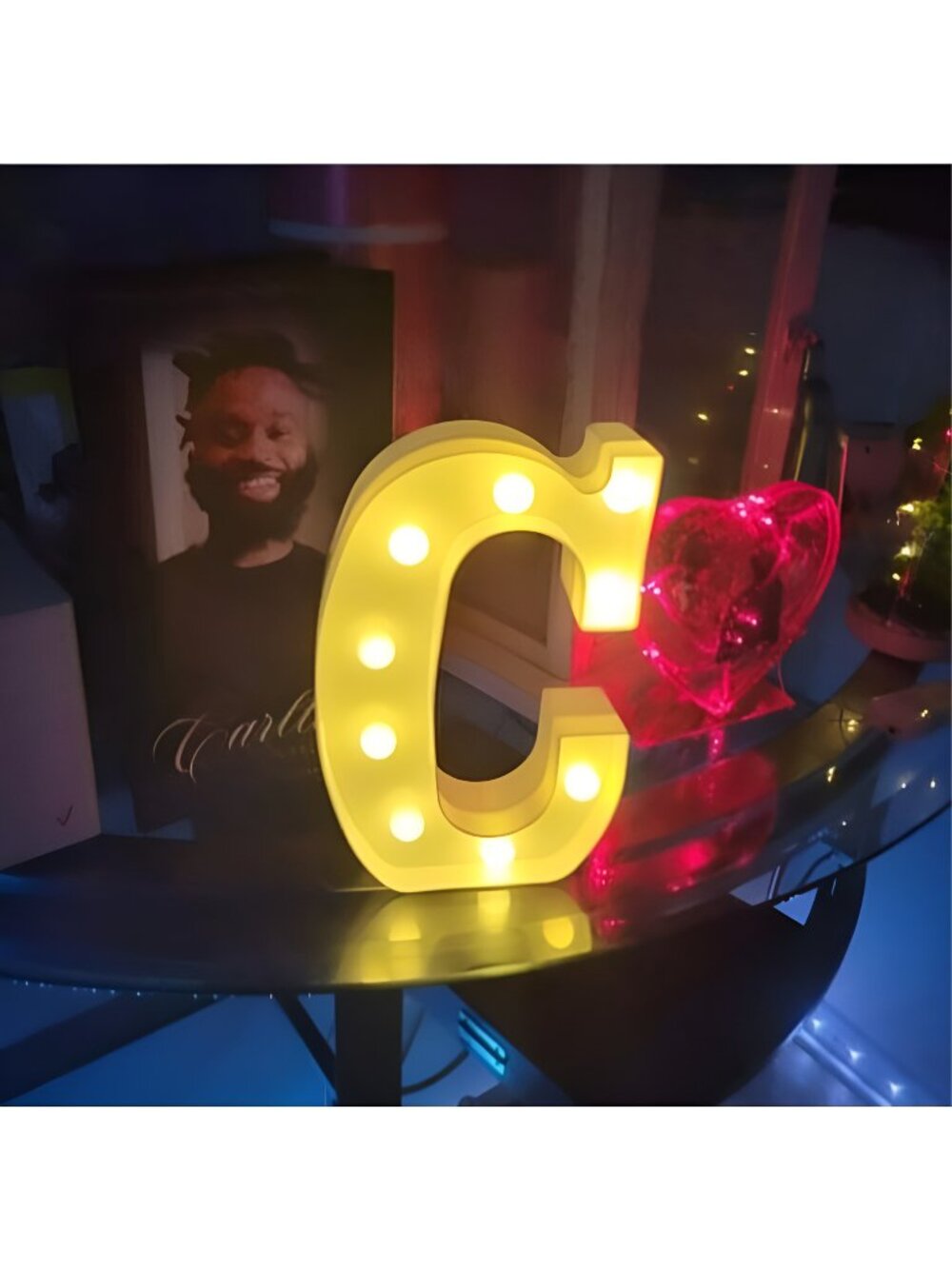LED Marquee Letter Lights Sign Light Up Alphabet Letter for Home Party